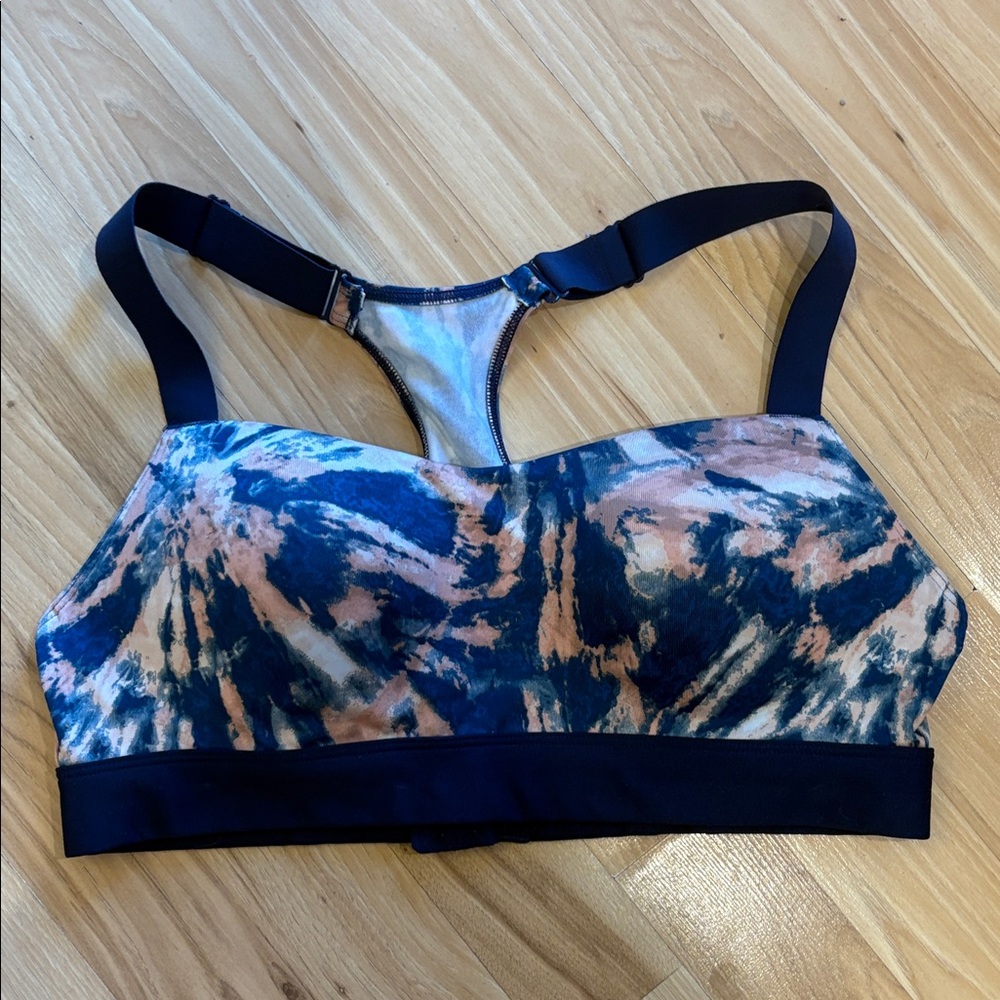 Pink Ultimate Push Up Women's Tie-Dye Sports Bra